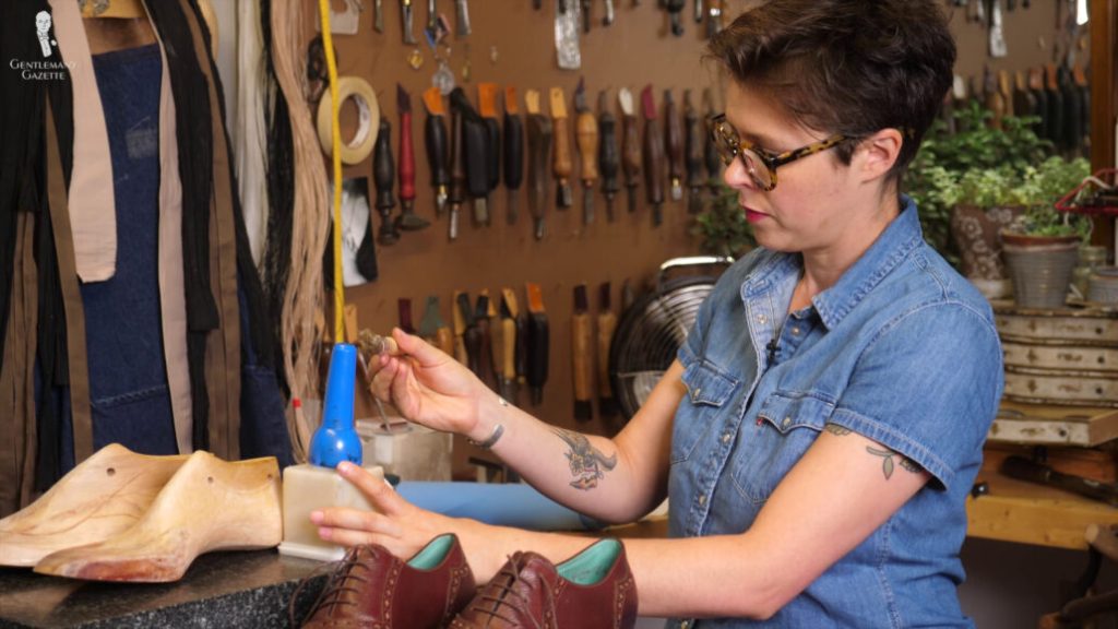 Trying on Bespoke Shoes for the First Time